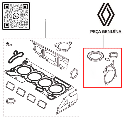 RN 13234R JG JUNTAS DA TURBINA 1.3 16V H5H DUSTER OROCH CAPTUR 101013234R -4-
